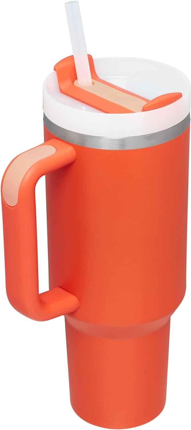 Stanley Quencher H2.0 Tumbler with Handle & Straw 40 oz | Twist On 3-Way Lid | Cupholder Compatible for Travel | Insulated Stainless Steel Cup | BPA-Free | Seafoam