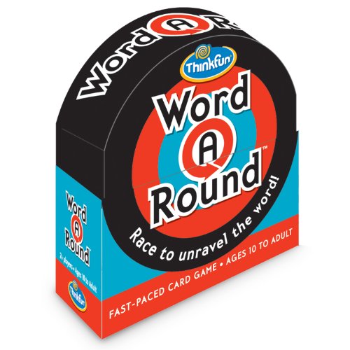 Think Fun Thinkfun Word A Round Game - Award Winning Fun Card Game For Age 10 And Up Where You Race To Unravel The Word
