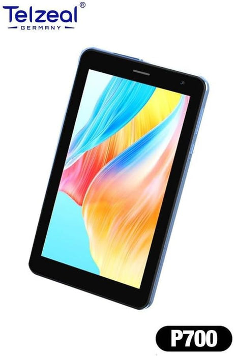 Telzeal P700 5G 7 Inch Android Tablet with Dual SIM 6GB RAM 256GB ROM and 3000 mAh Battery (Gold)