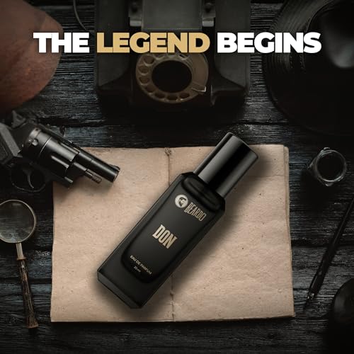 Beardo Perfumes Giftset For Men (Pack of 4 x 20ml) Whisky Smoke, GodFather, Mariner & Don Perfumes | Perfume for Men, Bold & Perfect for Everyday Wear | Long Lasting Fragrance | Gift for Men | Gift