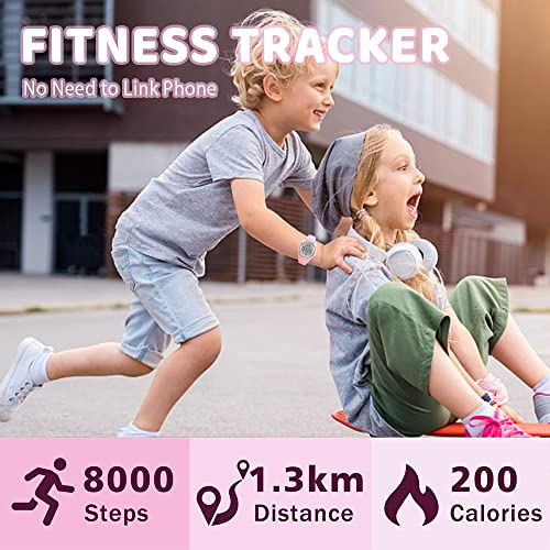 Masroo Kids Watches Digital Sport Watch for Girls Boys, Fitness Tracker with Alarm Clock, Stopwatch, No App Waterproof Watches for Teens Students Ages 5-12
