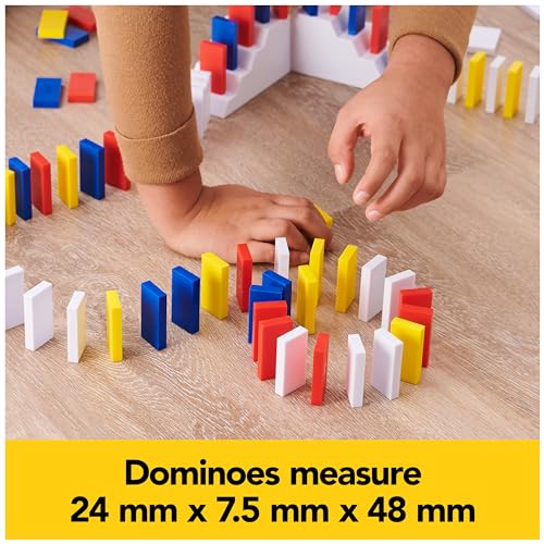 Spin Master Games H5 Domino Creations 100 Piece Set By Lily Hevesh, Family Game For Adults And Kids Ages 5 And Up, Classic Set, 20127489