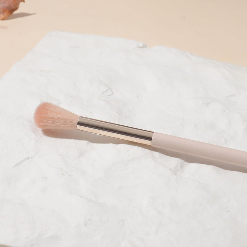 ALBEAUT Liquid Blush Brush Angled for Cheek Makeup,Cream Foundation Contour Bronzer highlight Blending, Angled Face Makeup Tool (Multitask Face Brush)