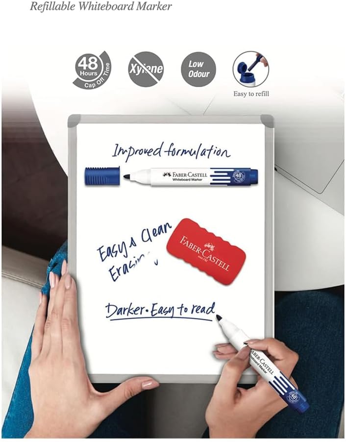 Faber Castell whiteboard markers 20 piece - Blue