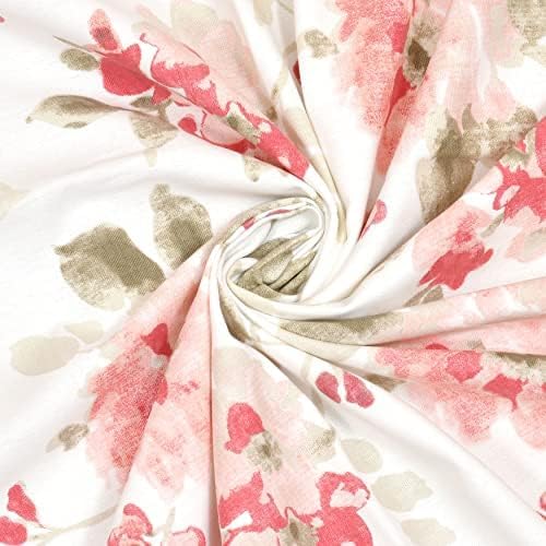 Trance Home Linen 100% Cotton Thick Printed Diwan Set | Deewan Bedsheet Set for Living Room(Set of 6 Pc, 1-Bed Sheet 54x88 Inch | 2-Bolster Cover 16x32 Inch | 3-Cushion Cover 16x16 Inch)-Tashi Pink