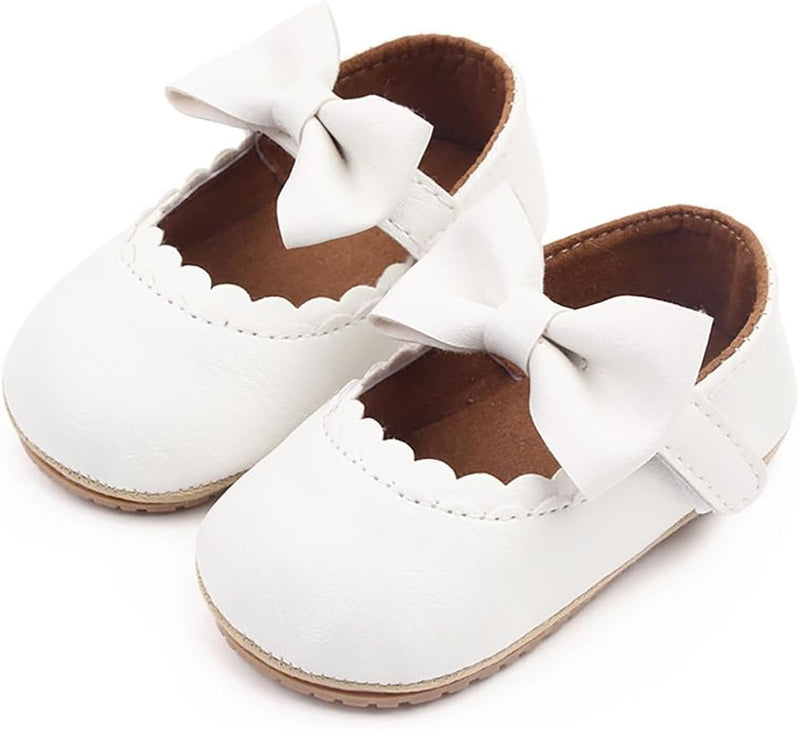 Baby Shoes Infant Sneaker Sandals for Girls Leather Walking Shoes Non-Slip Sneaker Toddler First Walker Shoes Newborn Crib Shoes