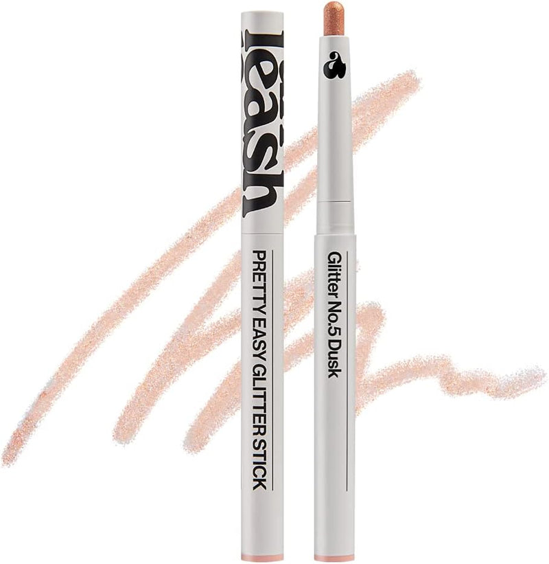 Pretty Easy Glitter Stick cream eyeshadow pencil crayon smudge-proof long lastingshimmer pearleasy use glitterveganmultijust 3 secondseye shadow (N2 Flutter) - Purple