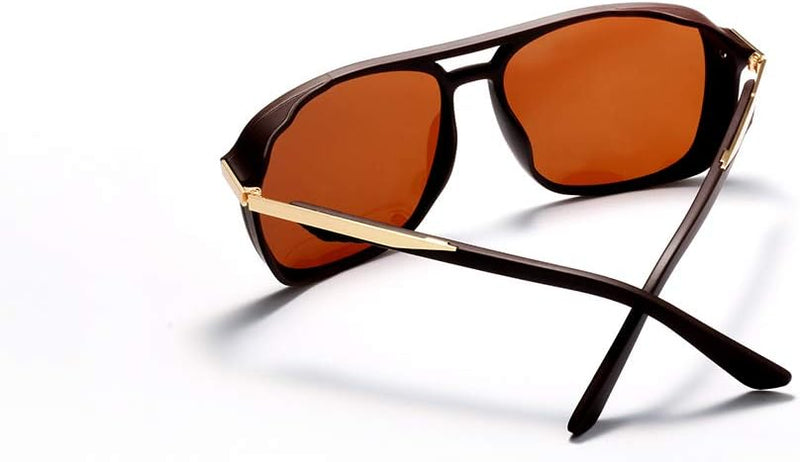 Kimorn Polarized Sunglasses For Men Square Frame Unisex Outdoor Sports Goggle Classic K0623