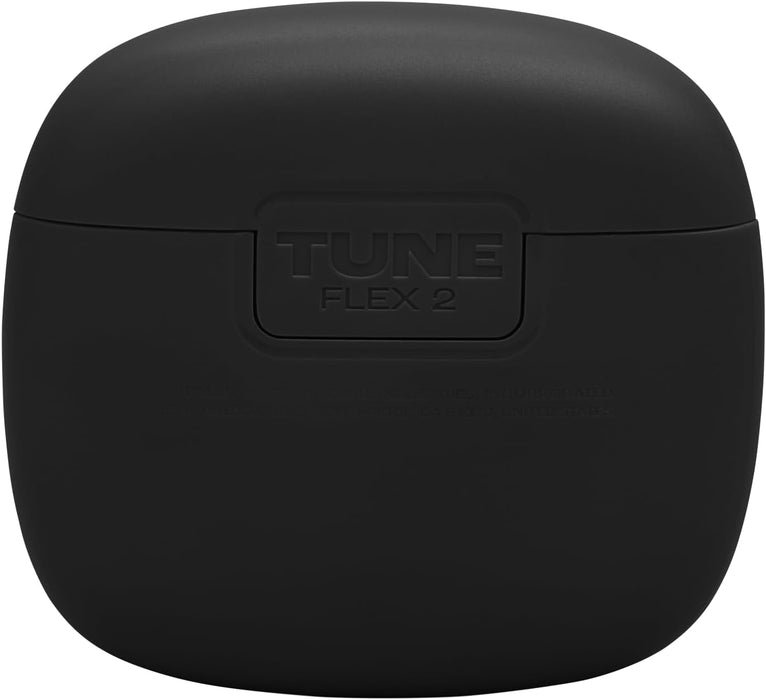 JBL Tune Flex True Wireless Noise Cancelling Earbuds, Pure Bass, ANC + Smart Ambient, 4 Microphones, 32H of Battery, Water Resistant & Sweatproof, Comfortable Fit - Blue, JBLTFLEXBLU