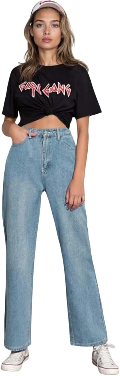 Women Jeans Jeans - Ice Light Blue