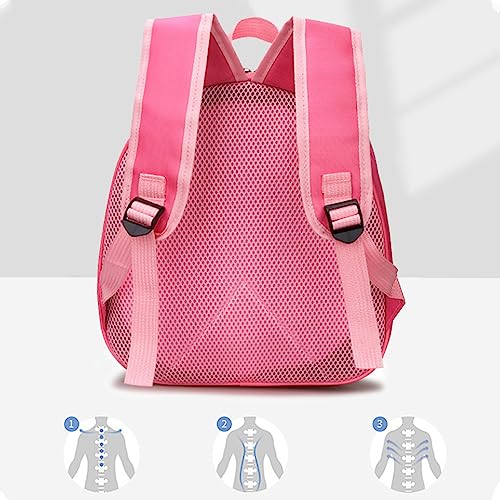 BBAUER Unicorn Backpack for Kids, Princess School Backpack Girls Elementary Primary Bookbag, Toddler school bag Kids Travel BookBag, Princess School Backpack for Age 3-12 Years