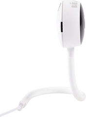 Béaba Zen Baby Monitor Camera, Wireless Security Camera, Malleable Stem for Installation, Wi-Fi Video and Audio Connection for Monitoring, Easy Maintenance, White