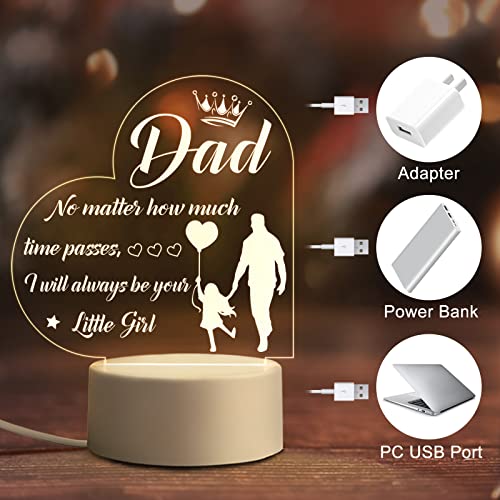 BPA® Father's Day Gifts for Dad from Daughter - Dad Birthday Gifts, Father Daughter Gifts for Thanksgiving
