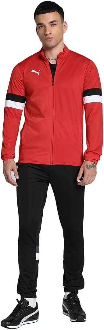 mens teamRISE Tracksuit (pack of 1) - PUMA Red-PUMA Black
