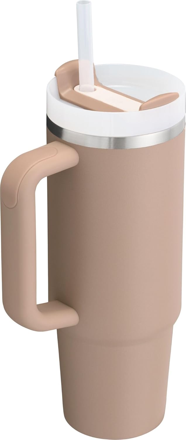 Stanley Quencher H2.0 Tumbler with Handle & Straw 40 oz | Twist On 3-Way Lid | Cupholder Compatible for Travel | Insulated Stainless Steel Cup | BPA-Free | Seafoam