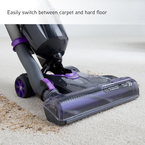 Vax Mach Air Upright Vacuum Cleaner; High performance, Multi-cyclonic, with No Loss of Suction; Lightweight - UCA1GEV1, 1.5 Litre, 820W, Purple