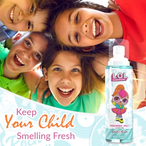 Cool & Cool LOL Surprise Neon Qt Alcohol Free Kids Perfumed Mist 250ml