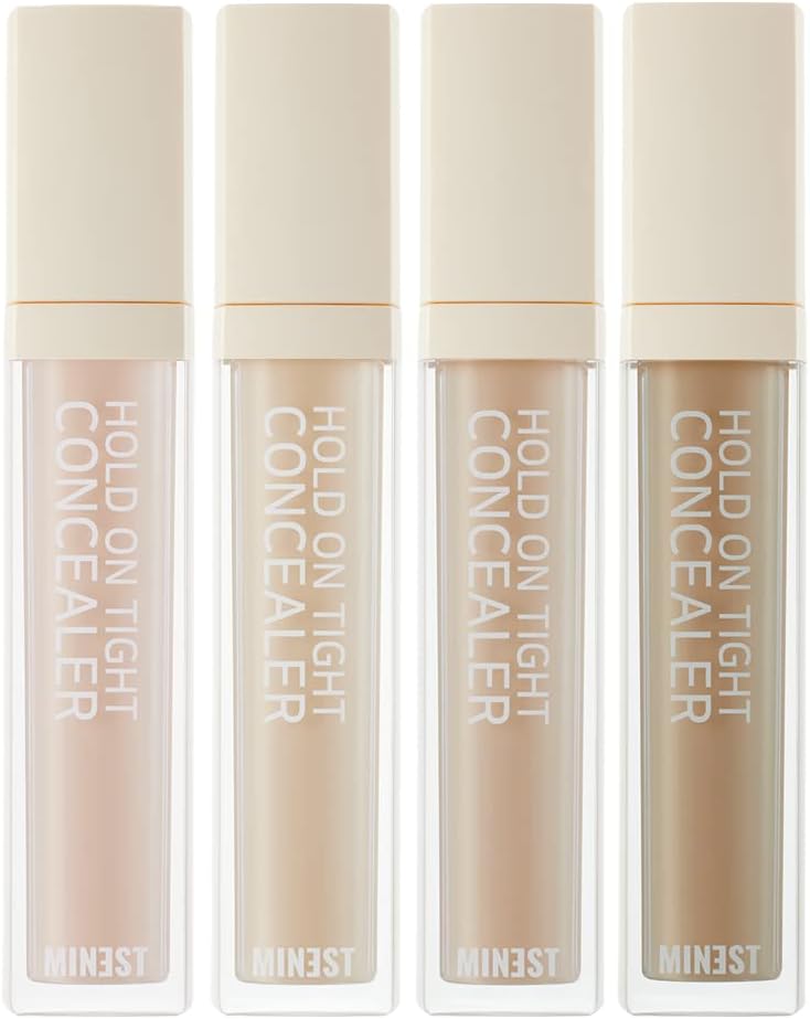 GIFT BUNDLE SALE: MINEST Hold On Tight Concealer (No 1.0 Butter) + 307 Mini Concealer Brush