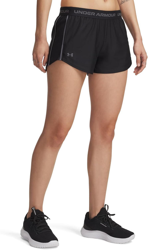 Womens Tech Play Up Shorts - (001) Black / / Castlerock