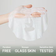 Hyssop Glow Sheet Mask, 5 Pack, Hydrating, Glowing, Boosting, Repairing for younger looking skin with Vitamin A,C,E