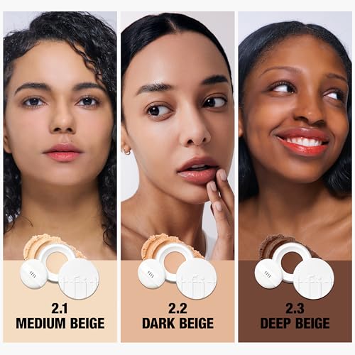 Translucent Set Finishing Powder - Sebum Control Face Loose Powder, Matte & Silky Finish, Lightweight, Long-lasting, Korean Makeup, 0.24 Oz. (2.1 Medium Beige, 7g)