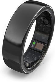 aaboRing, Health & Fitness Tracker Smart Ring, Advance Sleep Monitoring, Stress & Activity Tracking, Titanium, IP68 Waterproof (US Size No 10, Black) - Black 12