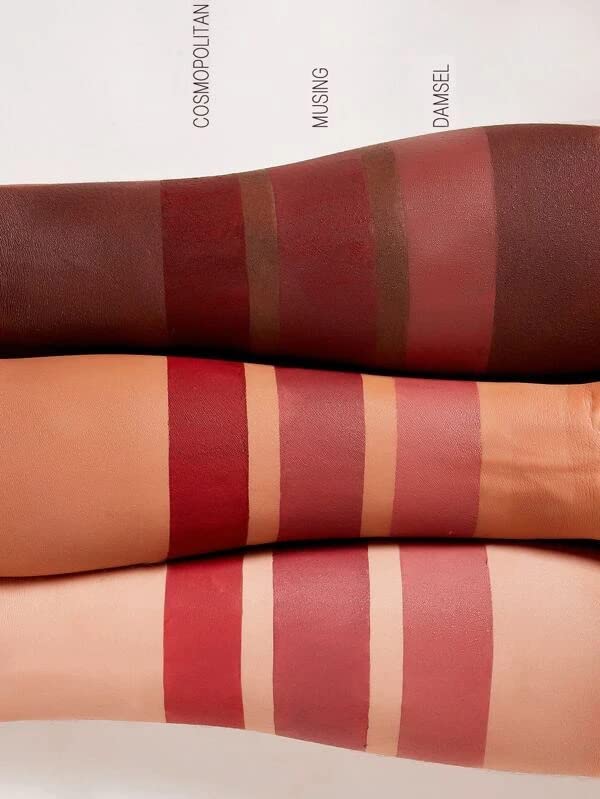 SHEGLAM Matte Allure Private Tourl Liquid Lipstick Set, 3 Pieces