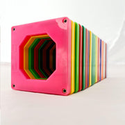 Mad Toys Magnetic Square Shaped Tiles 24 Pieces Multicoloured Construction Set, One Size