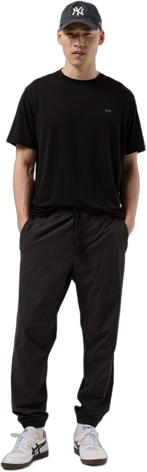Mens Woven Tech Sweatpants (pack of 1) - Black