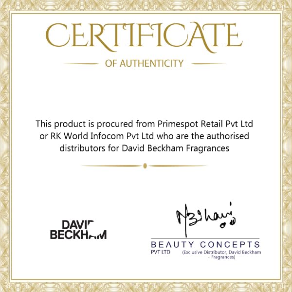 David Beckham, Respect, Eau de Toilette for him, 90 ml