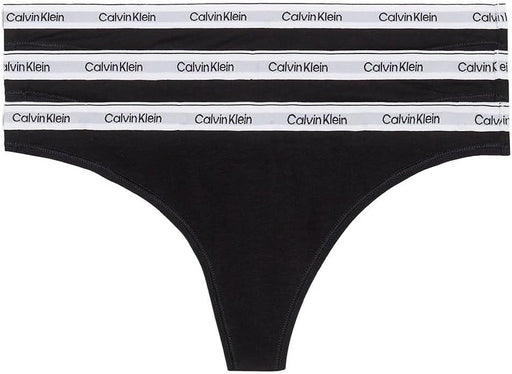 Womens 3 Pack Thong Low-rise 000qd5209e 3 Pack Thong (Low-Rise) (pack of 3) - Black