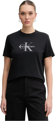 Womens HERO SS CLASSIC MONOLOGO CN TEE T-Shirts (pack of 1) - BLACK