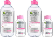 Skin Active Micellar Water Classic 400ml - Makeup Remover - 400 ml (Pack of 2) Classic (400 ml + 100 ml)
