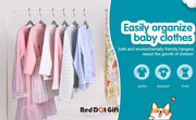 Red Dot Gift® 30-Pack Beige Velvet Kids Hangers - ( 35cm / 14 Inch )Premium Childrens Hangers for Closet, Ultra Thin Cute Hangers Kids Clothes Hanger,Small Hangers for Kids Clothes (Beige, 30)