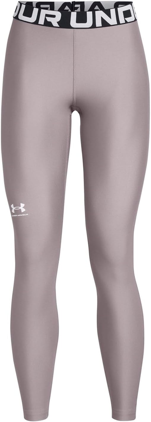 womens HeatGear Authentics Legging Tights - Tetra Gray / / White