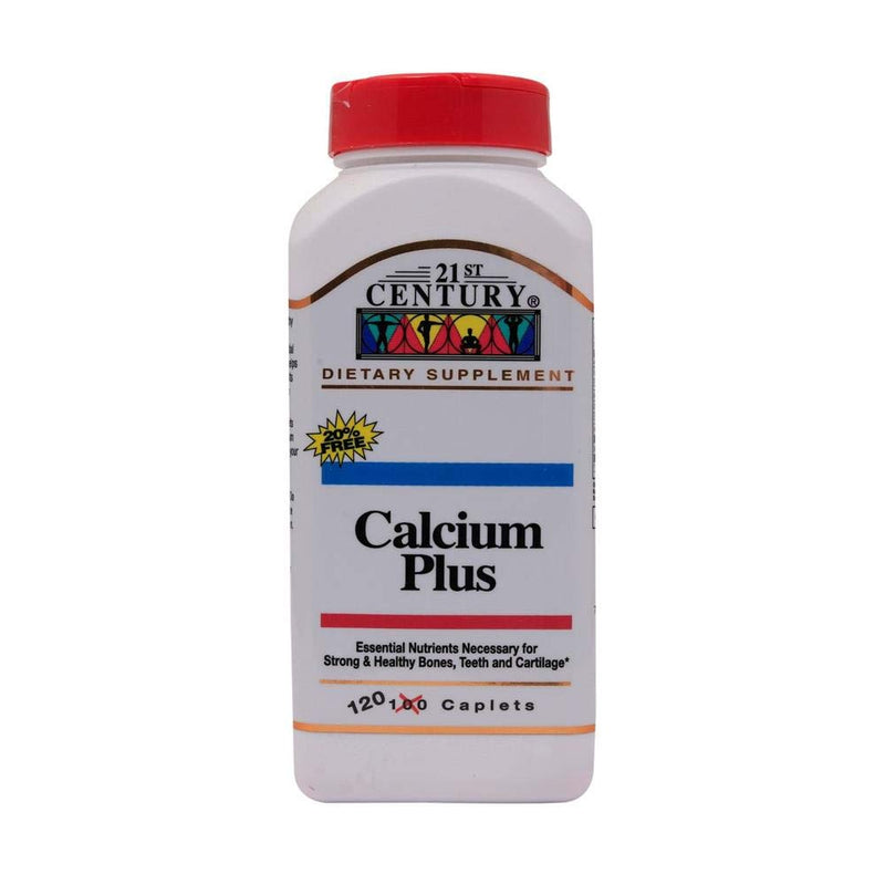 21st Century Calcium Plus - 120 Capsules