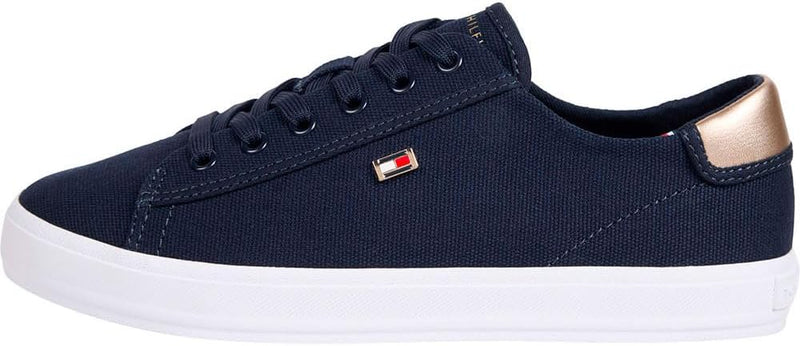 VULC CANVAS LACE UP SNEAKER womens Sneakers - Space Blue