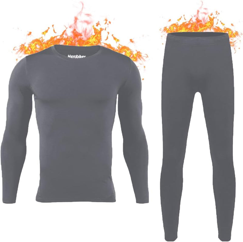 mens Classic Base Layer - Purple Gray