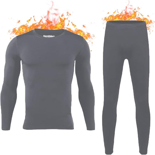 mens Classic Base Layer - Purple Gray