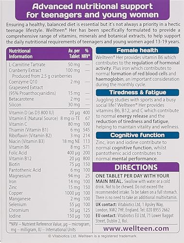 Wellteen Vitabiotics Her - 30 Tabs