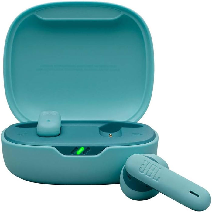 JBL Wave Flex True Wireless Earbuds, Deep Base Sound, Comfortable Fit, 32H Battery, Smart Ambient + Talkthru, Hands-Free Call, VoiceAware, Water and Dust Resistant - Blue, JBLWFLEXBLU