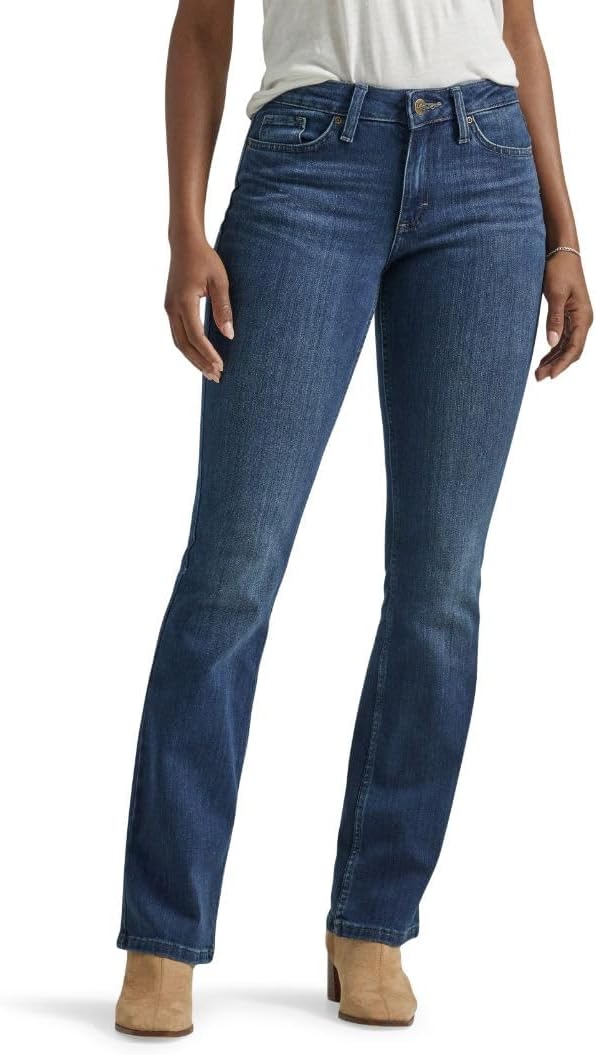 womens Regular Fit Bootcut Jean Jeans - Compass