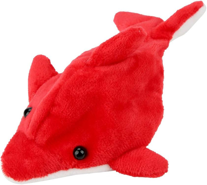 Baby Cute Cartoon Dolphin Bathing Swimming Pool Float Toy Water Play Toys (Red)