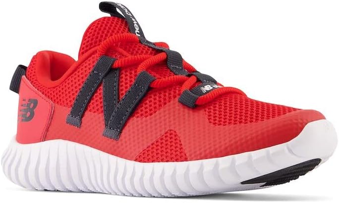 New Balance Kids’ Playgruv V2 Bungee, True Red/Phantom, 2 Infant