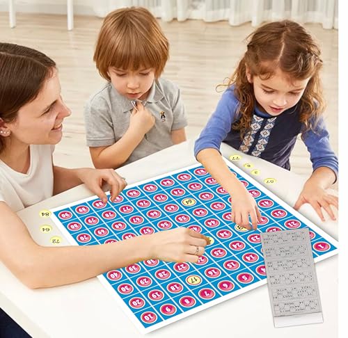 Ankit Toys & Games Classic Tambola Game 300 Tickets 90 Plastic Tokens Multicolor & Cardboard Game| Parties Fast Matching Numbers|Kids & Adults Age 8+ Years