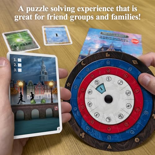 Thames & Kosmos EXIT: The Game - The Hunt Through Amsterdam | Escape Room |Co-op Games | 1+ Players |Ages 5-7| Brainteasers |Art Heist | Ages 12+