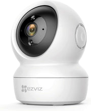 EZVIZ C6N Security Camera, 1080p CCTV Camera for Home, Wifi Indoor 360 Camera, Baby Monitor Surveillance Camera with Motion Detection, Smart Tracking, Two-Way Audio, Night Vision, Works With Alexa - C6N White