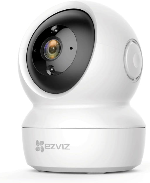 EZVIZ C6N Security Camera, 1080p CCTV Camera for Home, Wifi Indoor 360 Camera, Baby Monitor Surveillance Camera with Motion Detection, Smart Tracking, Two-Way Audio, Night Vision, Works With Alexa - C6N White