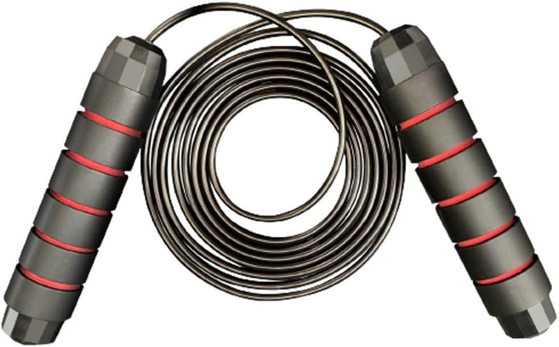 Sky-Touch Jump Rope For Men Women Kids Adjustable Fitness Exercise Jumping Ropes With Foam Antiskid Handles - new-Red