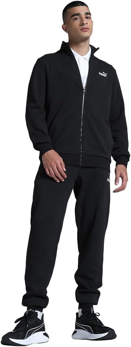 Unisex Ess Sweat Suit Tr Knitted Suits (Pack of 1) - PUMA Black